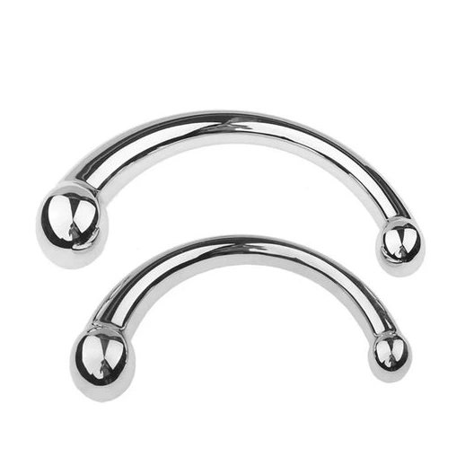 Elegant Double 5858 Hook Ended Anal Steel Stainless 0128